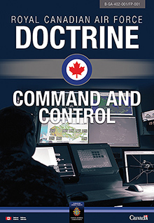 Cover of ##MCECOPY##B-GA-402-001/FP-001, Royal Canadian Air Force Doctrine: Command and Control