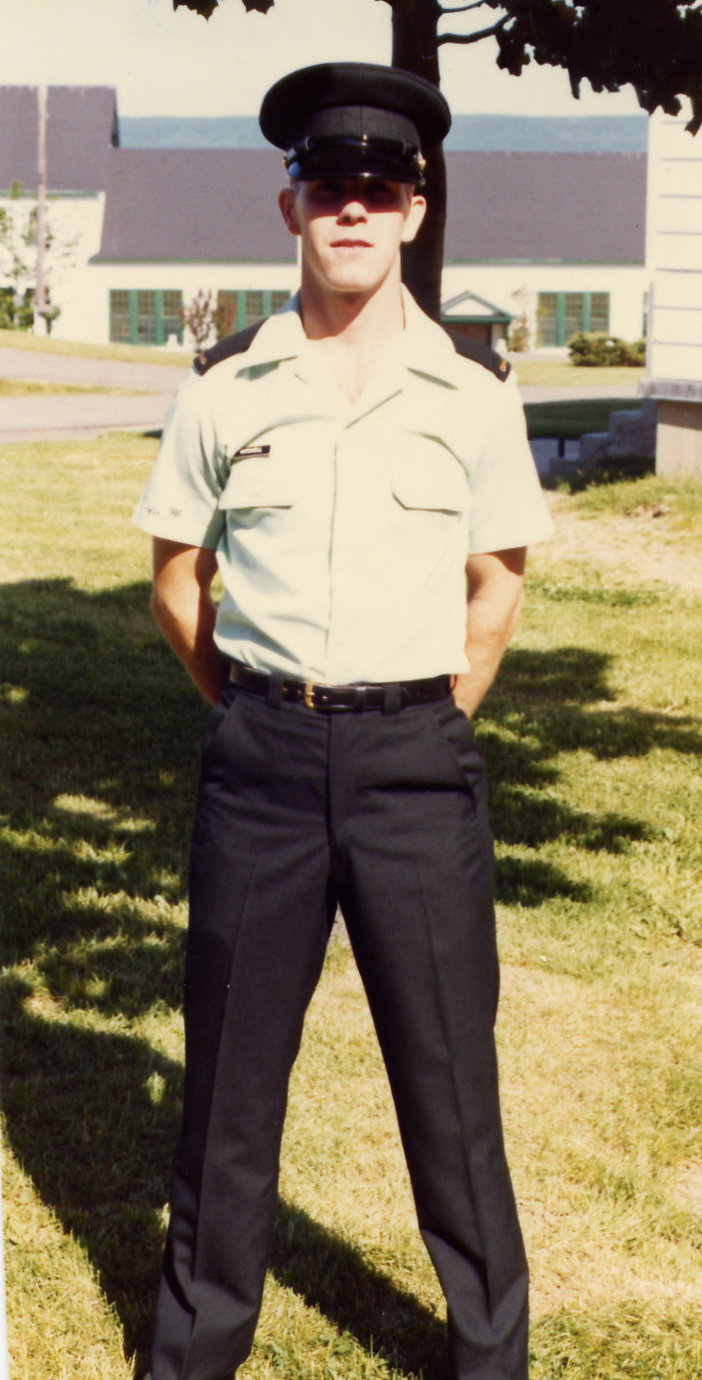 In 1984, Keith Mitchell moved from the Reserves to the Regular Force, re-taking basic training at Canadian Forces Base Cornwallis. PHOTO: Submitted